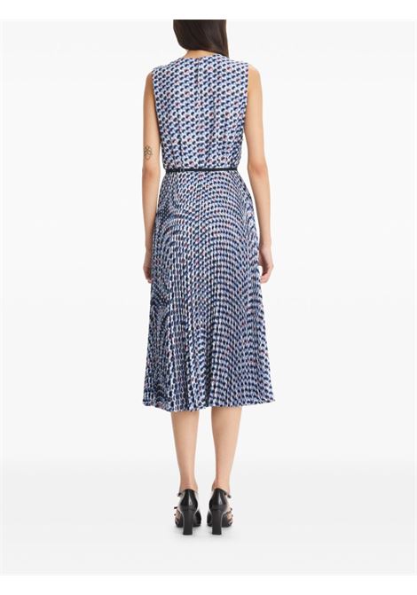 Abito in twill stampato in blu Tory burch - donna TORY BURCH | 167533414